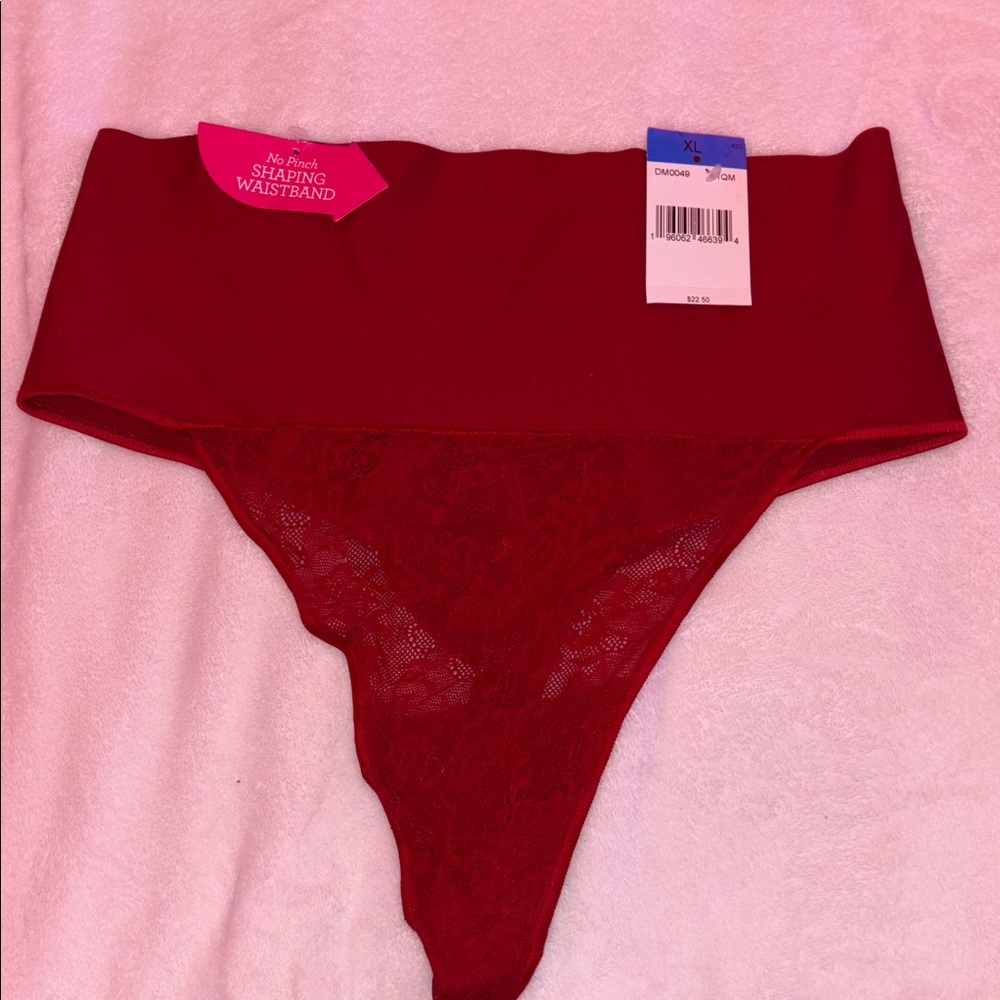 Maidenform XL NWT thong with shaping waistband